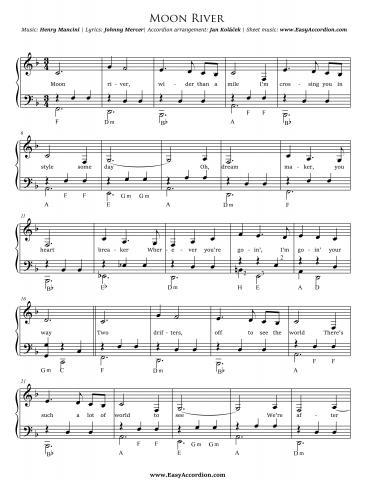 Free Sheet Music Easyaccordion Com